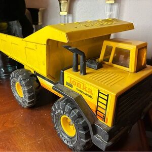 Vtg Tonka 1980's Metal Turbo Diesel Dump Truck XMB-975 Large Construction Toy